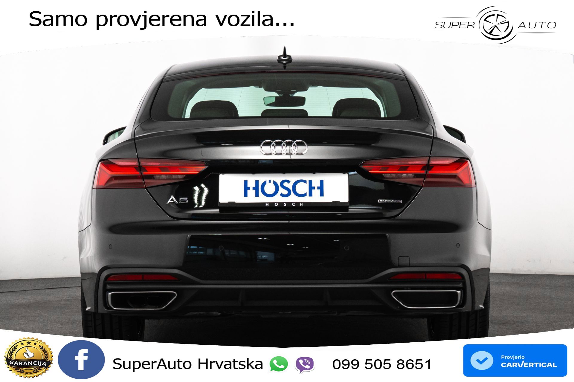 Audi A5 SB 40 TDI quattro S tronic 204 KS, PARK+NAVI