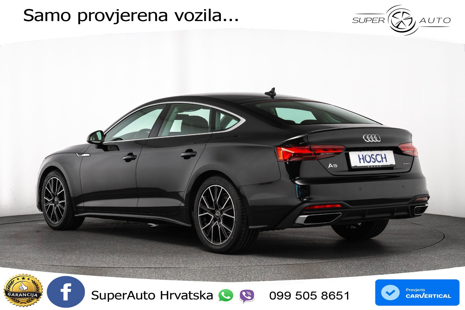 Audi A5 SB 40 TDI quattro S tronic 204 KS, PARK+NAVI