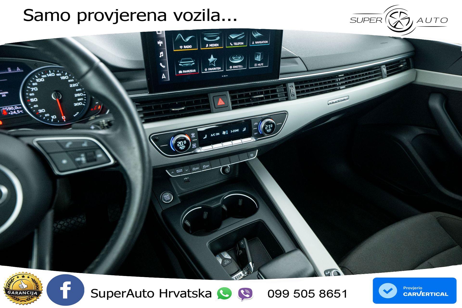 Audi A5 SB 40 TDI quattro S tronic 204 KS, PARK+NAVI