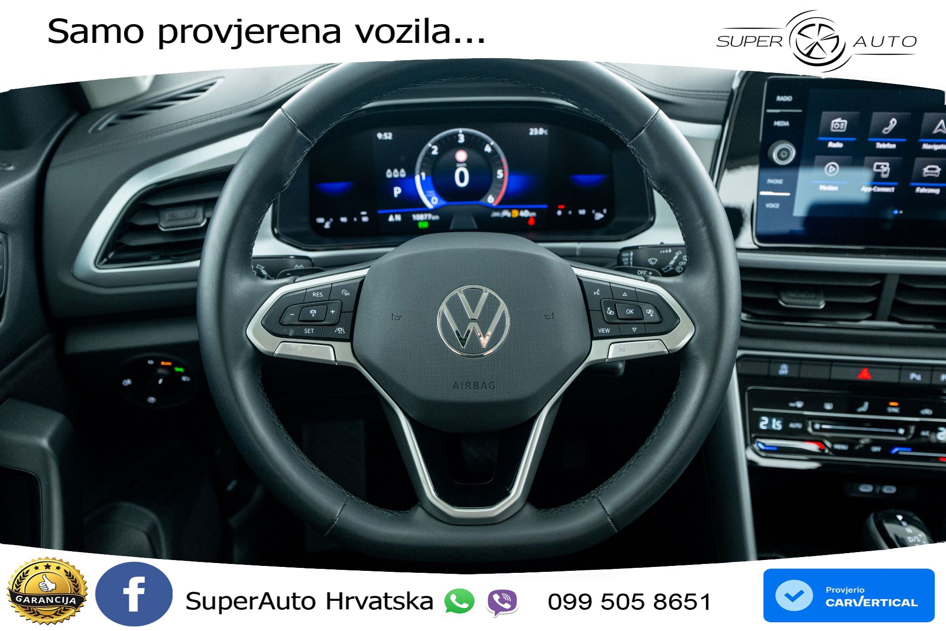 VW T-Roc 2.0 TDI DSG Life 150 KS, LED+ACC+ASIST+VIRT+PDC