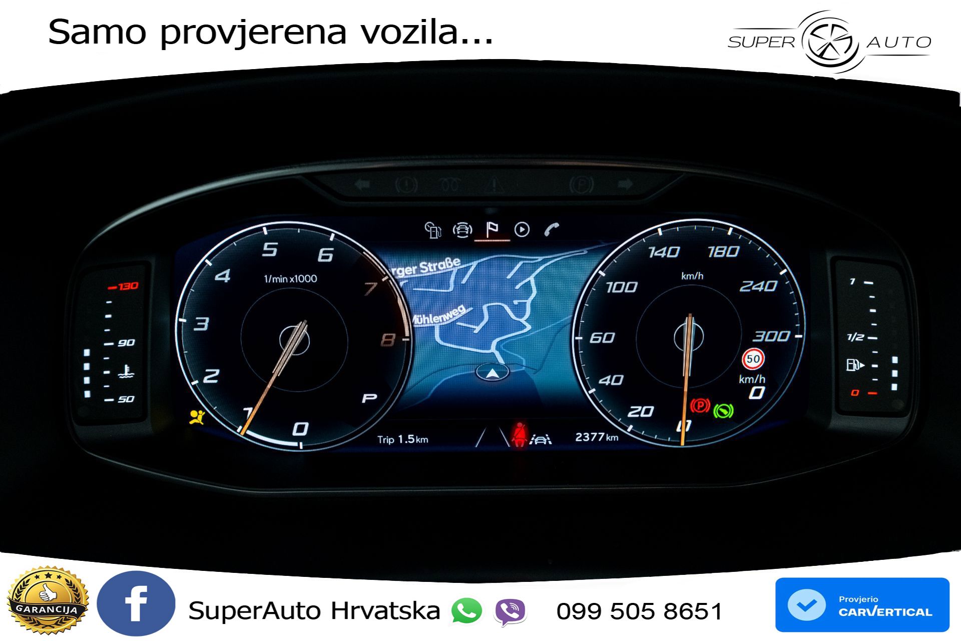 Cupra Ateca 1.5 TSI DSG 150 KS, ACC+VIRT+NAVI
