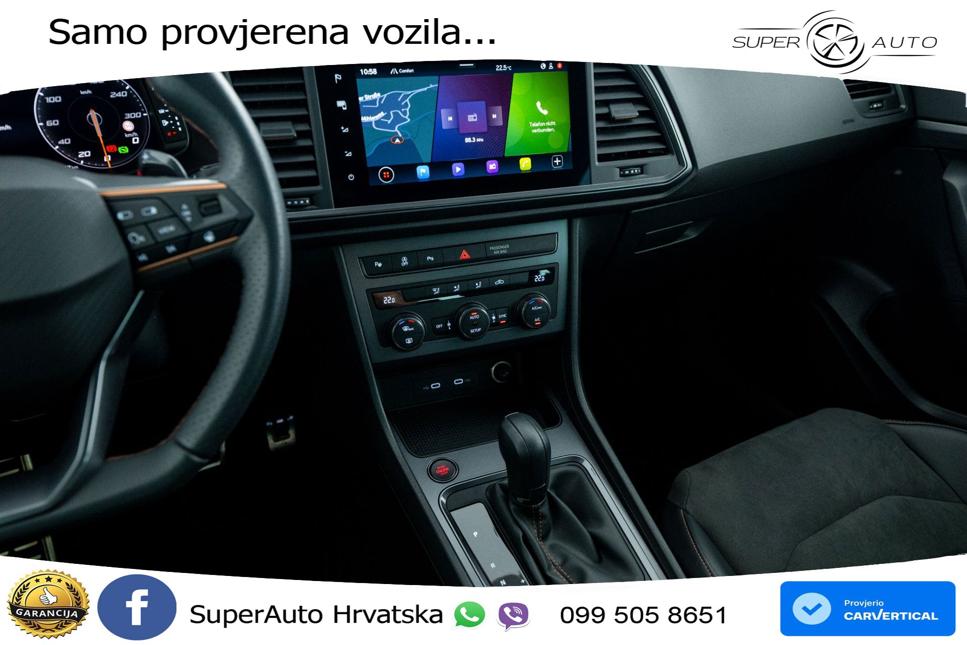 Cupra Ateca 1.5 TSI DSG 150 KS, ACC+VIRT+NAVI