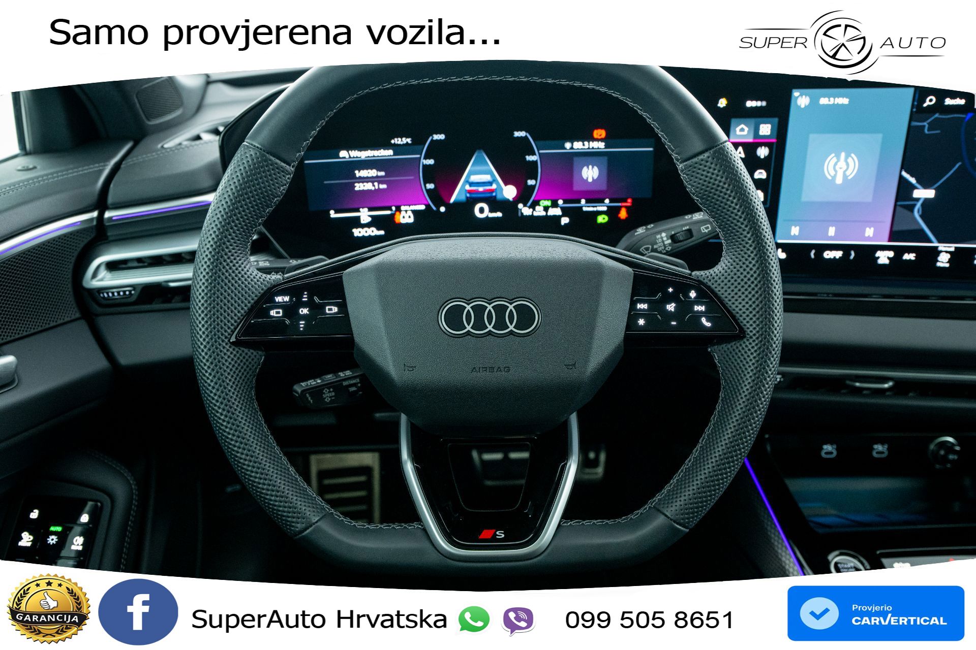 Audi A6 Avant 2.0 TDI S tronic 2xS line 204 KS, MATRIX+ACC+GR SJED+360+PANO+VIRT