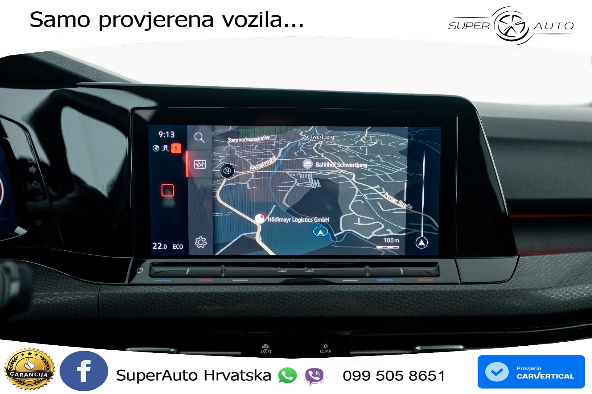 VW Golf 8 GTE 1.4 TSI DSG 245 KS, MATRIX+ACC+KAM+PDC+VIRT+ASIST