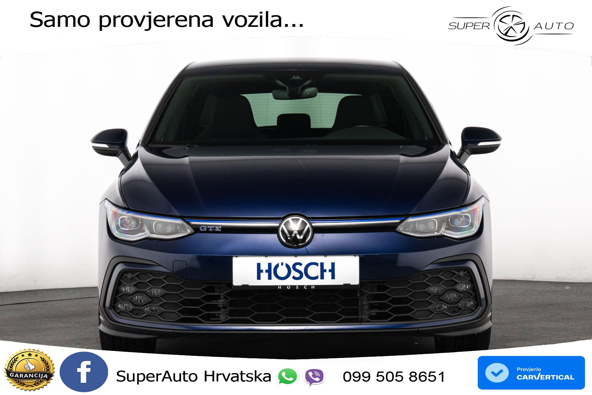 VW Golf 8 GTE 1.4 TSI DSG 245 KS, MATRIX+ACC+KAM+PDC+VIRT+ASIST