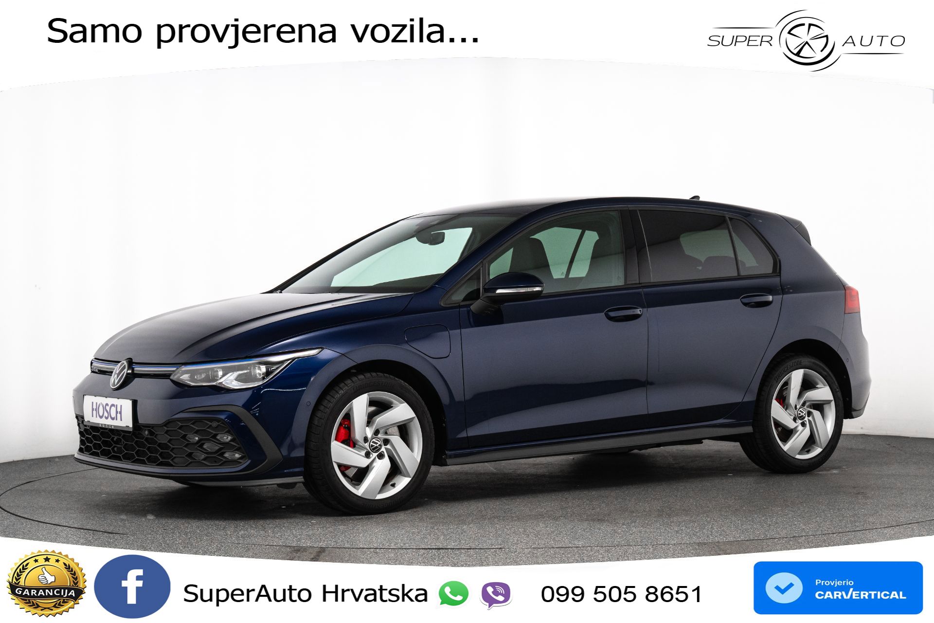 VW Golf 8 GTE 1.4 TSI DSG 245 KS, MATRIX+ACC+KAM+PDC+VIRT+ASIST