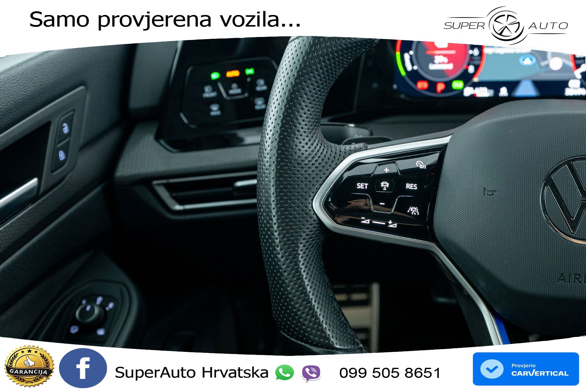 VW Golf 8 GTE 1.4 TSI DSG 245 KS, MATRIX+ACC+KAM+PDC+VIRT+ASIST
