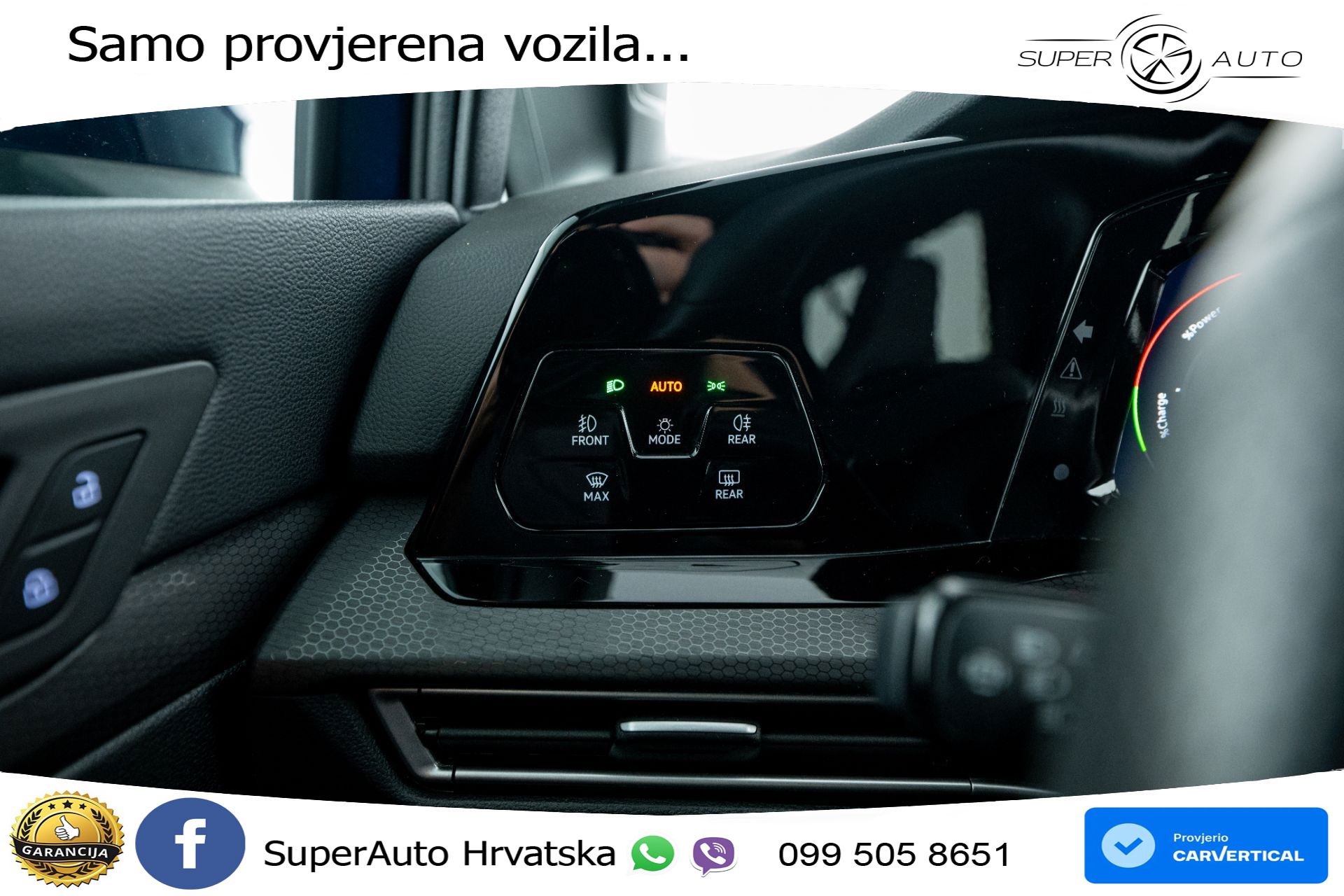 VW Golf 8 GTE 1.4 TSI DSG 245 KS, MATRIX+ACC+KAM+PDC+VIRT+ASIST
