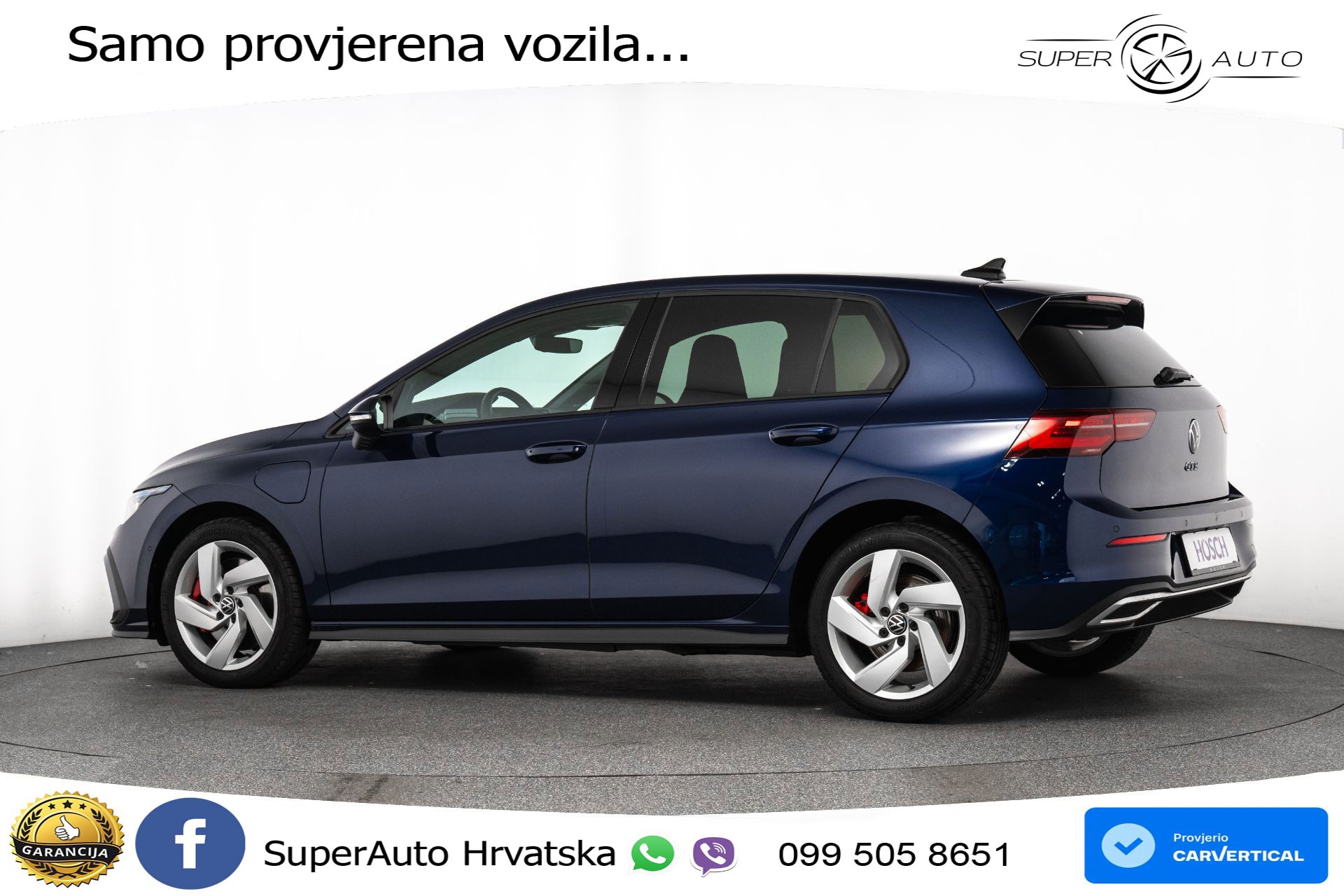VW Golf 8 GTE 1.4 TSI DSG 245 KS, MATRIX+ACC+KAM+PDC+VIRT+ASIST
