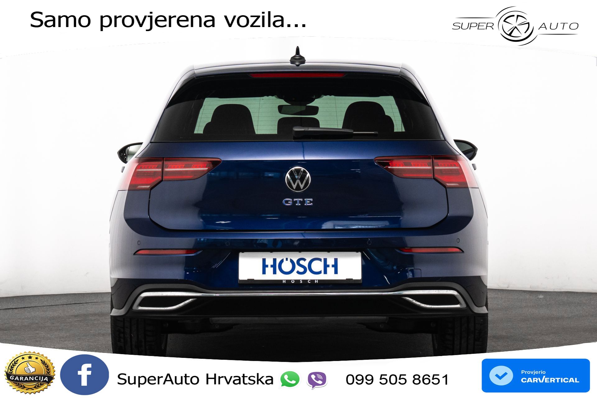 VW Golf 8 GTE 1.4 TSI DSG 245 KS, MATRIX+ACC+KAM+PDC+VIRT+ASIST