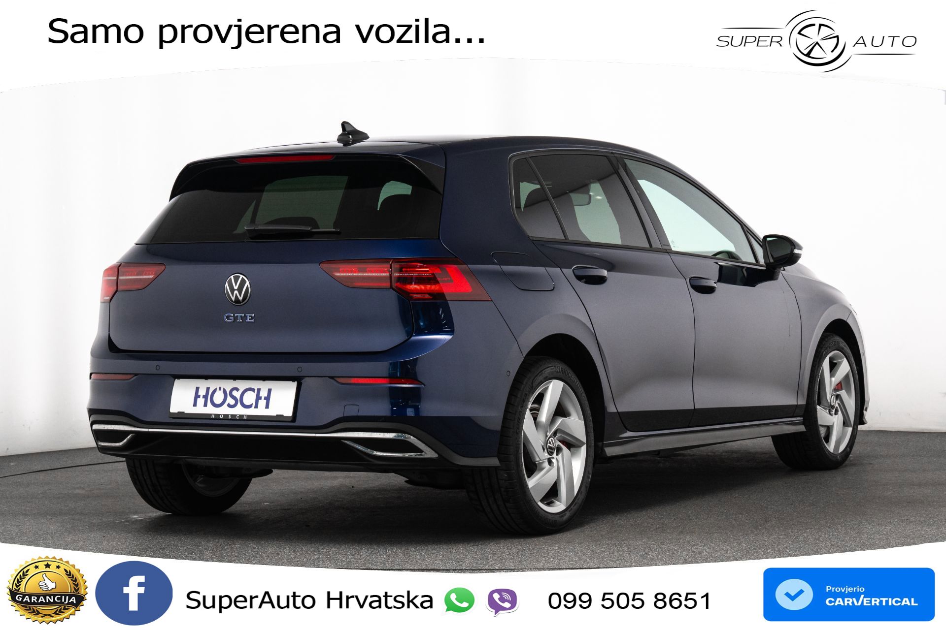 VW Golf 8 GTE 1.4 TSI DSG 245 KS, MATRIX+ACC+KAM+PDC+VIRT+ASIST