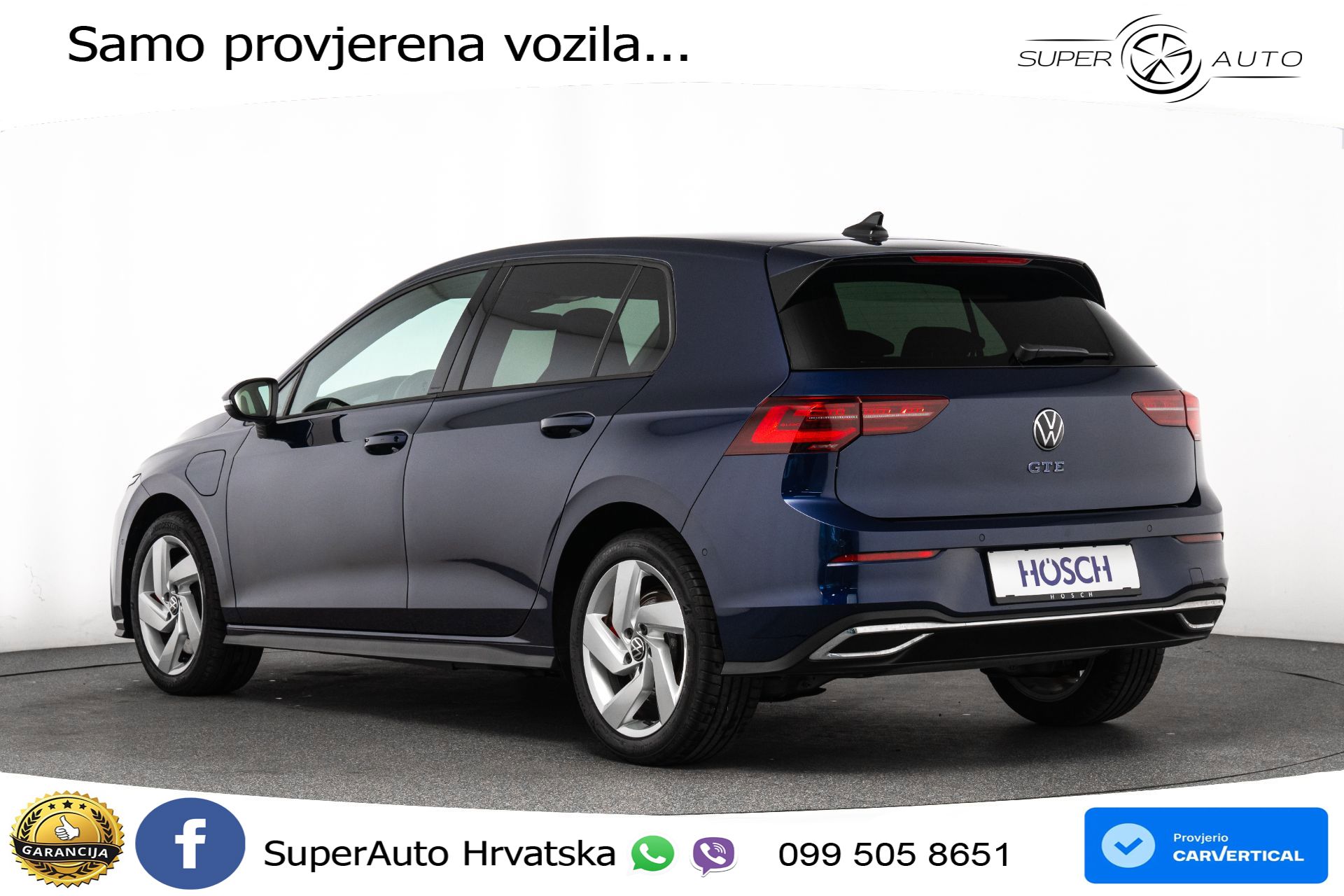 VW Golf 8 GTE 1.4 TSI DSG 245 KS, MATRIX+ACC+KAM+PDC+VIRT+ASIST