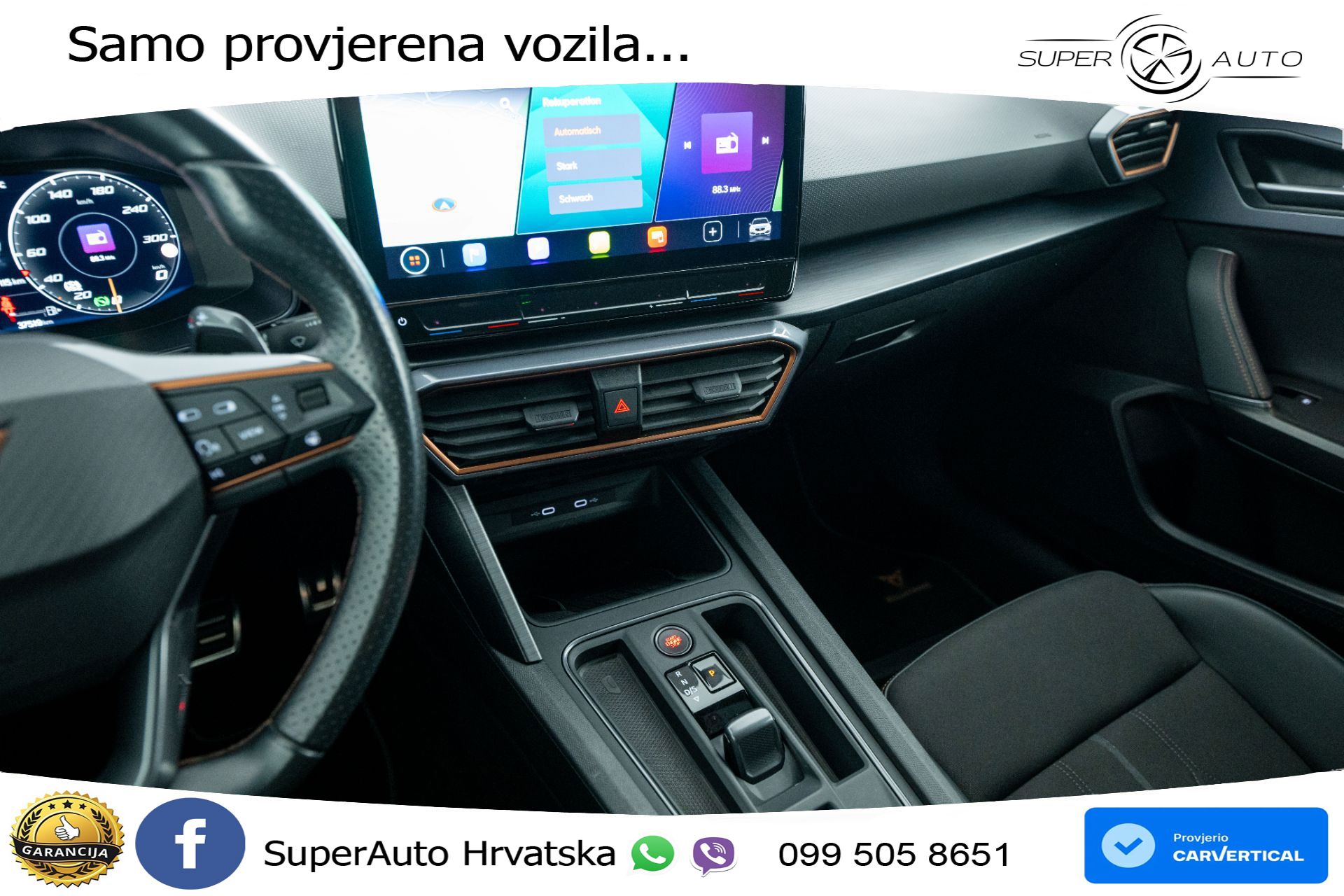Cupra Leon SP 1.4 TSI DSG VZ 245 KS, LED+ACC+GR SJED+KAM+VIRT+PDC
