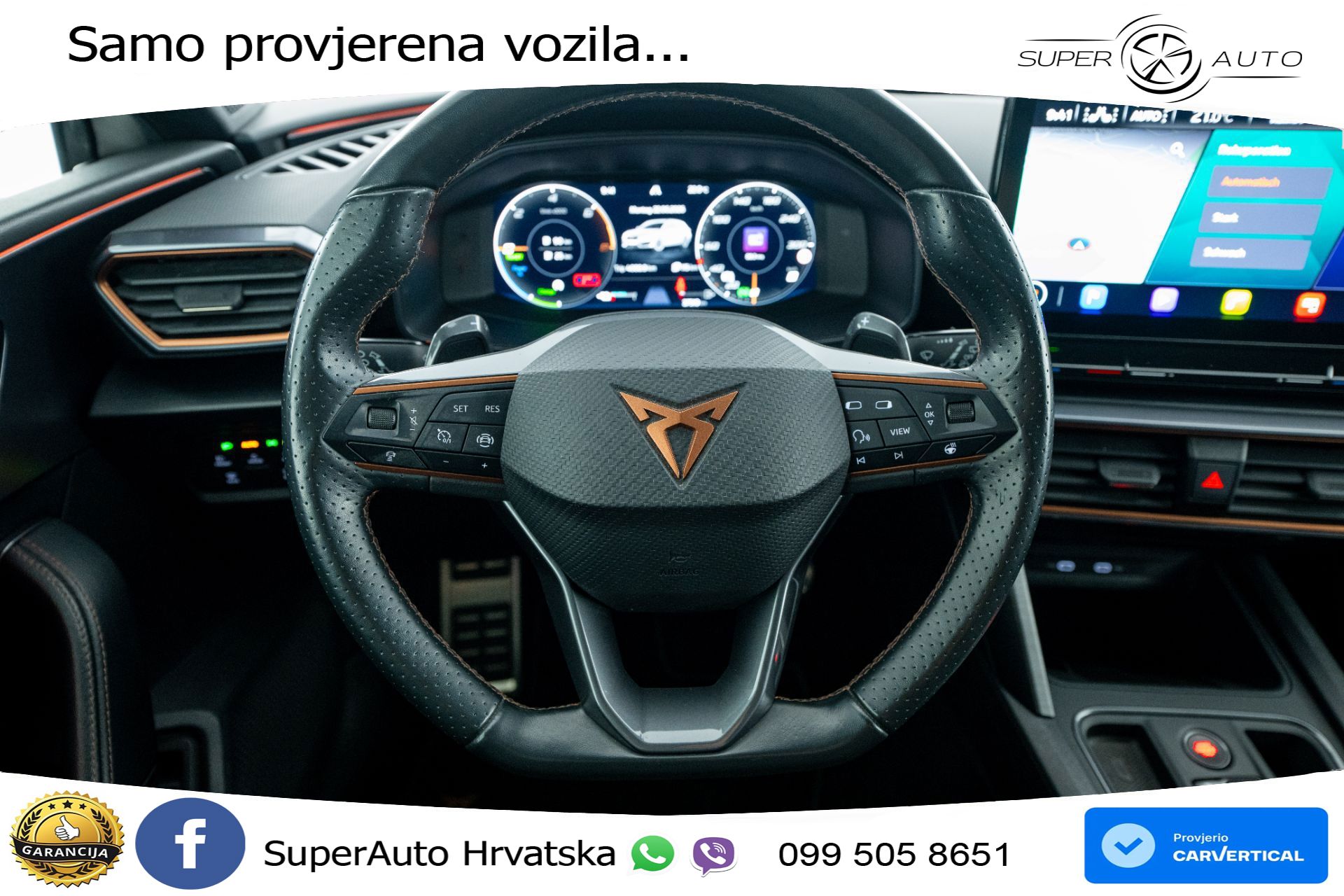 Cupra Leon SP 1.4 TSI DSG VZ 245 KS, LED+ACC+GR SJED+KAM+VIRT+PDC