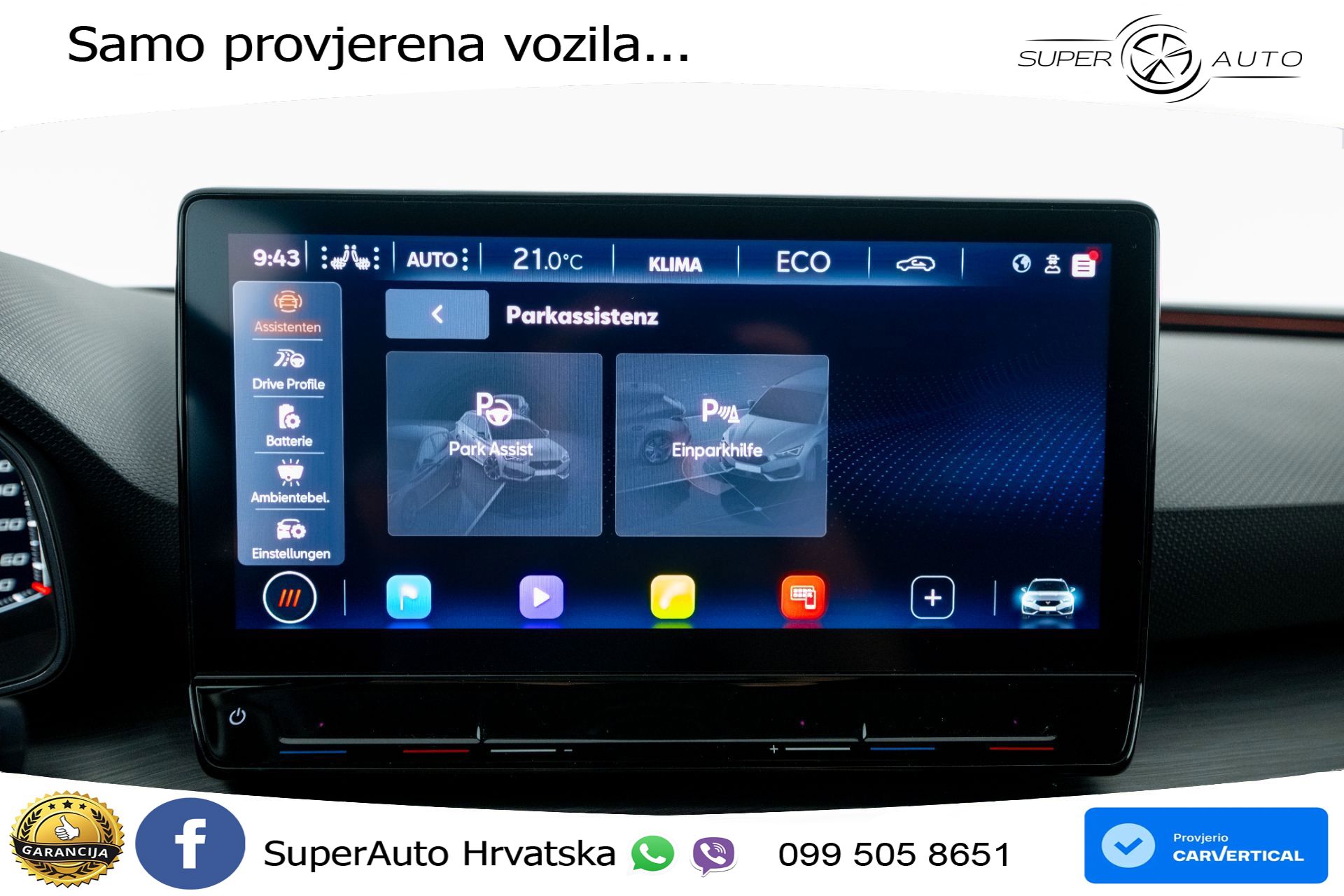 Cupra Leon SP 1.4 TSI DSG VZ 245 KS, LED+ACC+GR SJED+KAM+VIRT+PDC