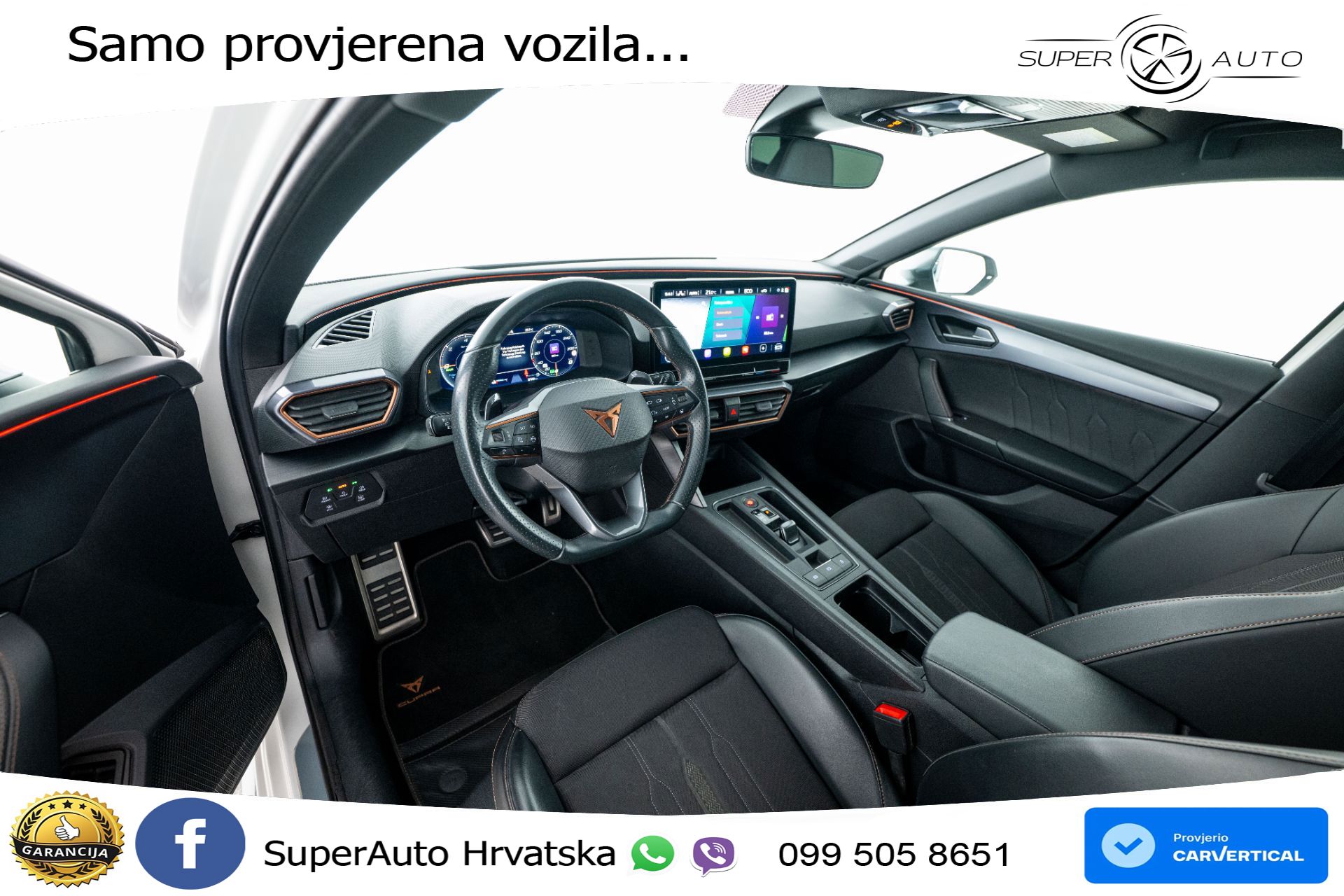 Cupra Leon SP 1.4 TSI DSG VZ 245 KS, LED+ACC+GR SJED+KAM+VIRT+PDC