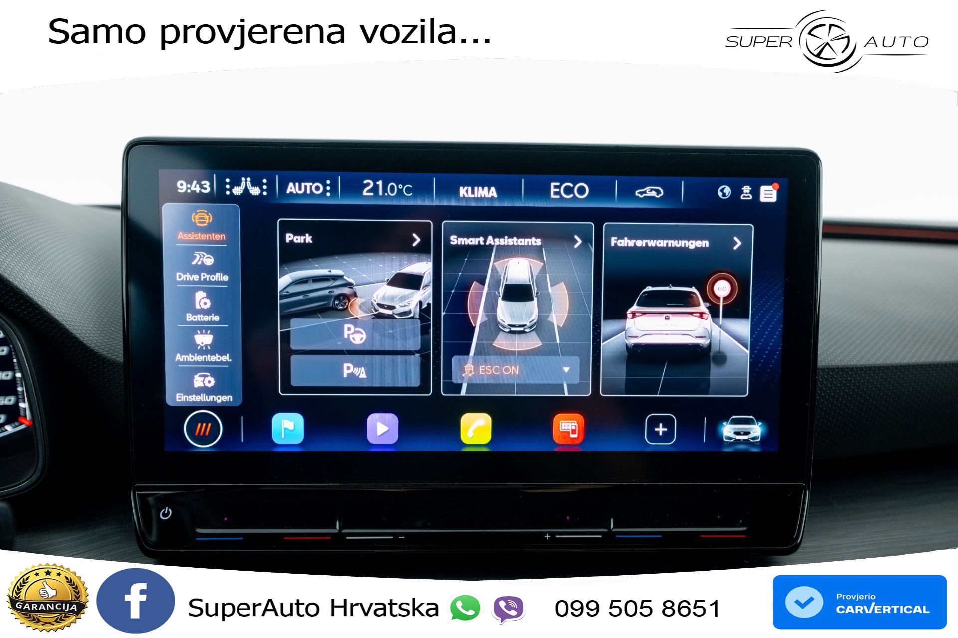 Cupra Leon SP 1.4 TSI DSG VZ 245 KS, LED+ACC+GR SJED+KAM+VIRT+PDC