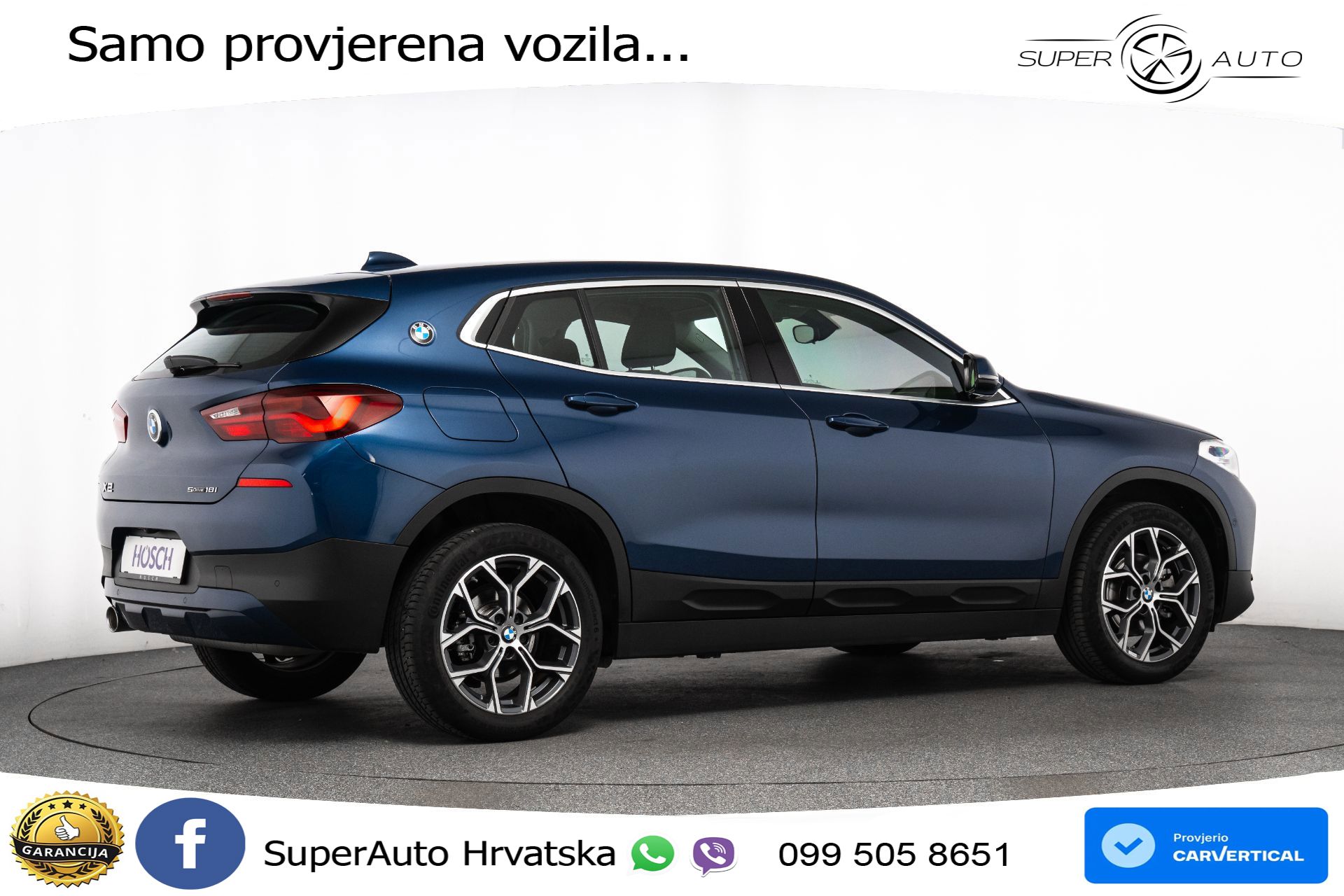 BMW X2 sDrive 18i Advantage 136 KS, LED+TEM+NAVI+KAM+PDC