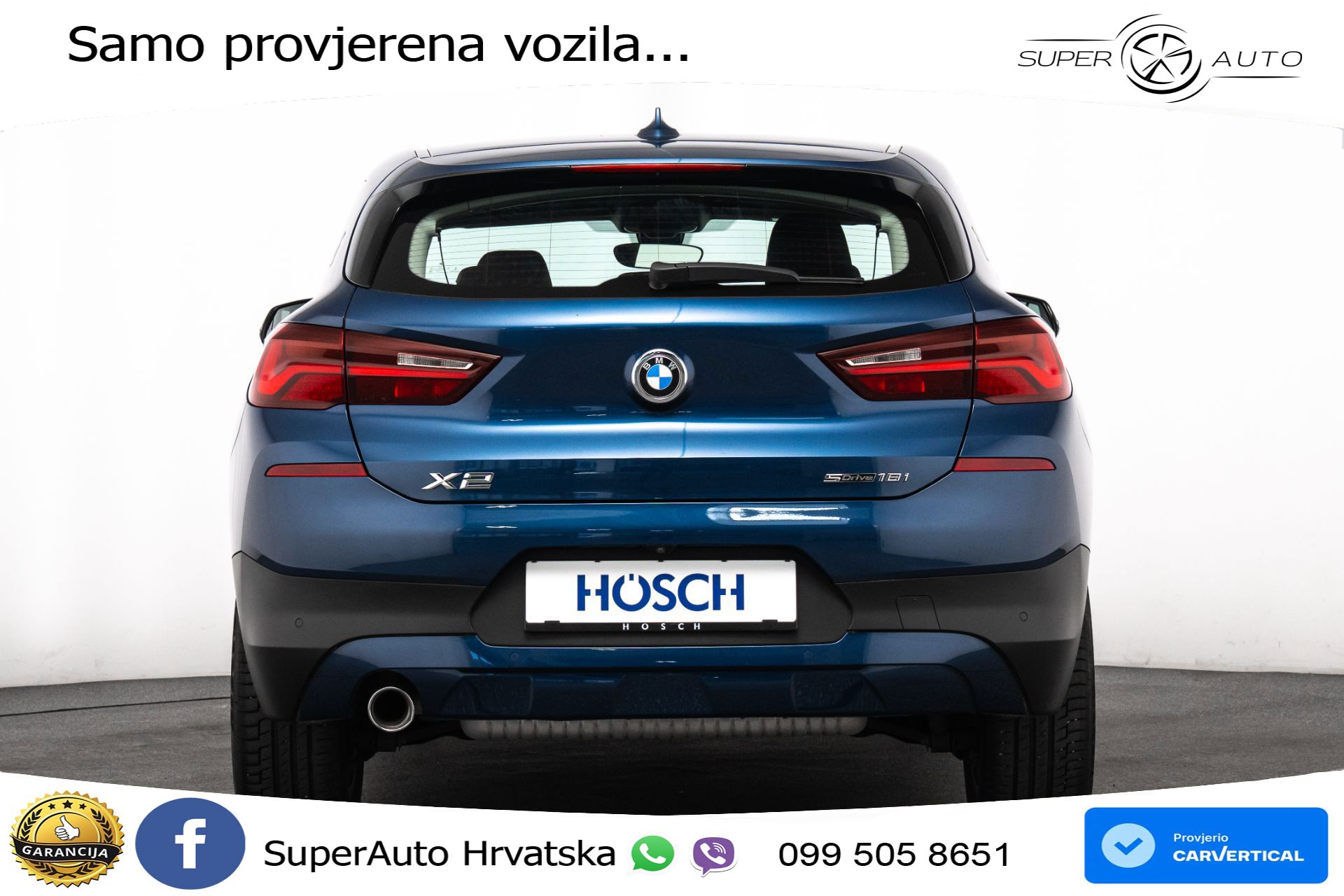 BMW X2 sDrive 18i Advantage 136 KS, LED+TEM+NAVI+KAM+PDC