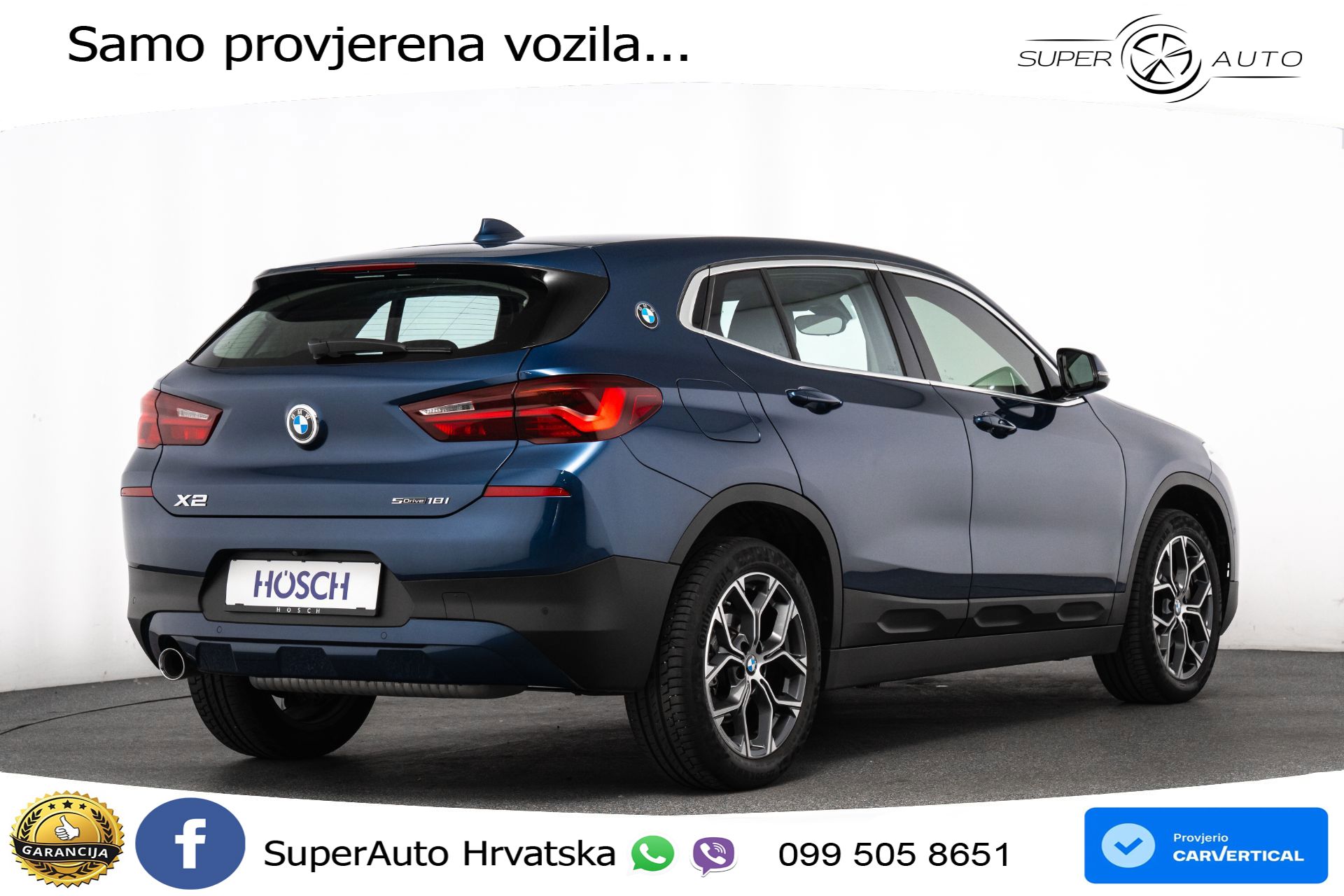 BMW X2 sDrive 18i Advantage 136 KS, LED+TEM+NAVI+KAM+PDC