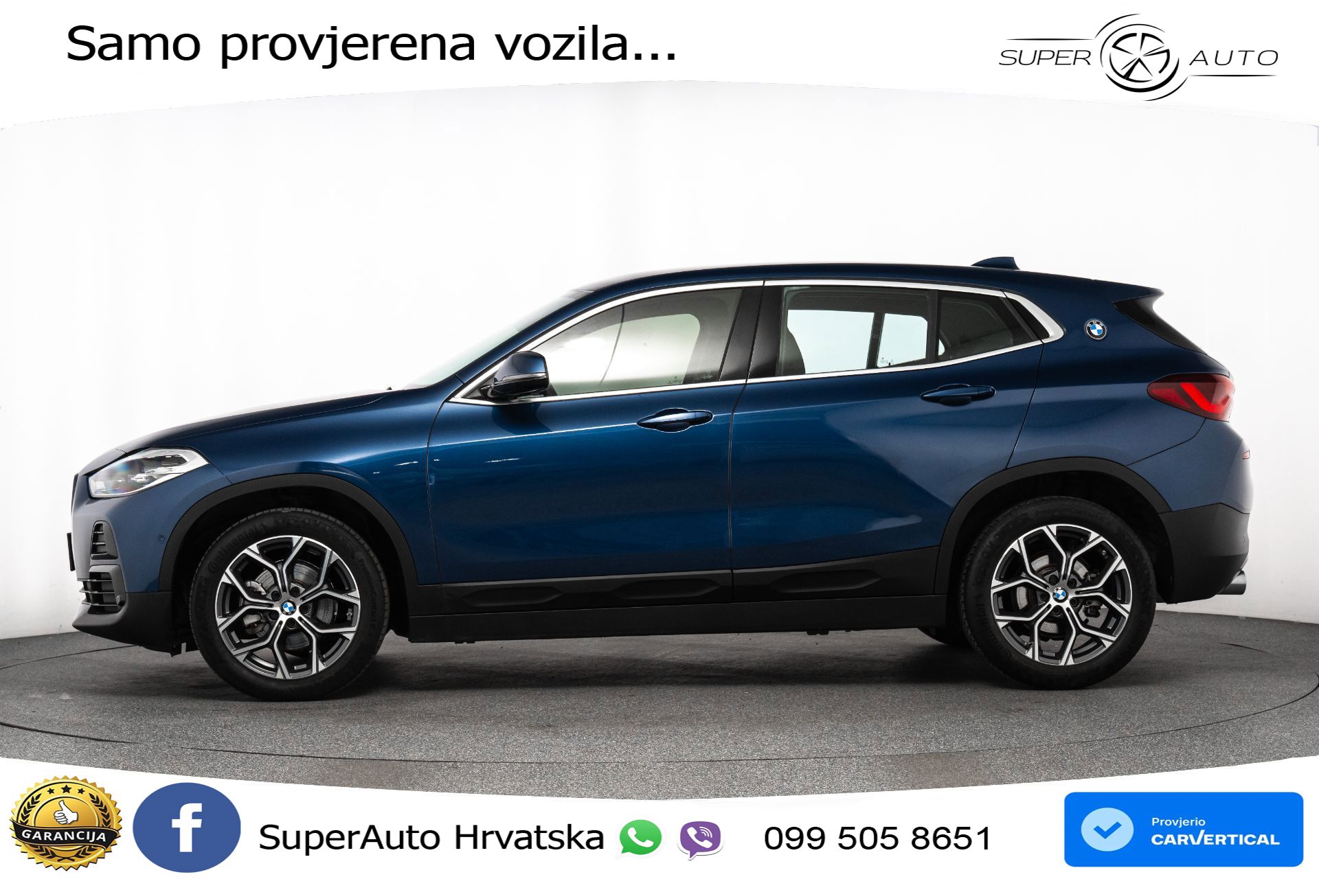 BMW X2 sDrive 18i Advantage 136 KS, LED+TEM+NAVI+KAM+PDC