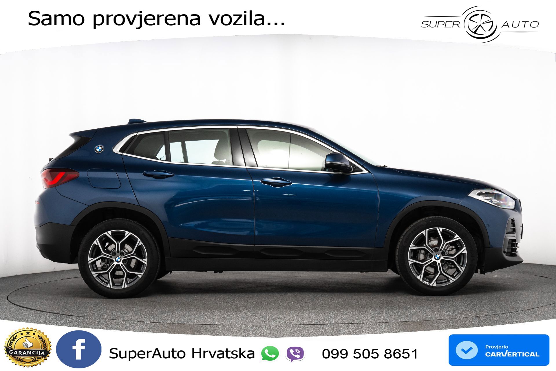 BMW X2 sDrive 18i Advantage 136 KS, LED+TEM+NAVI+KAM+PDC