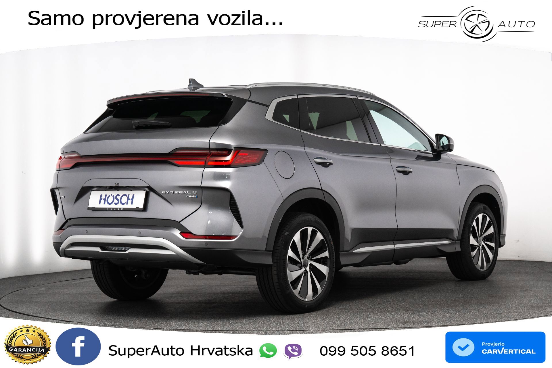 NOVO BYD Seal U DM-i 1.5L AWD Aut. Design 324 KS, ACC+360+GR SJED+PANO+HEAD+VIRT