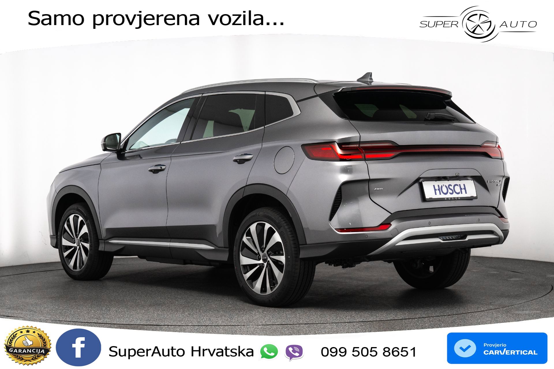 NOVO BYD Seal U DM-i 1.5L AWD Aut. Design 324 KS, ACC+360+GR SJED+PANO+HEAD+VIRT