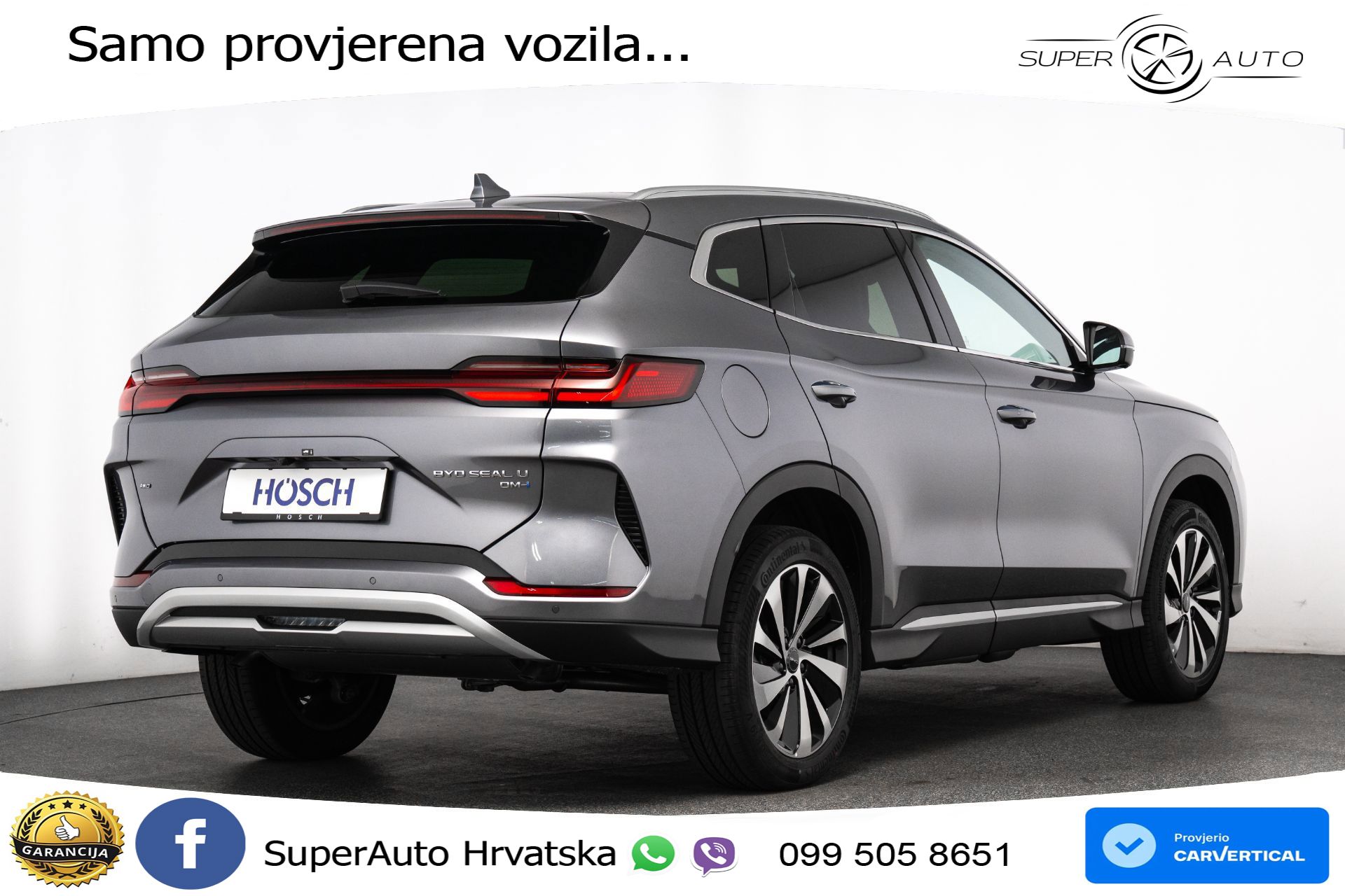 BYD Seal U DM-i 1.5L AWD Aut. Design 324 KS, ACC+360+GR SJED+PANO+HEAD+VIRT
