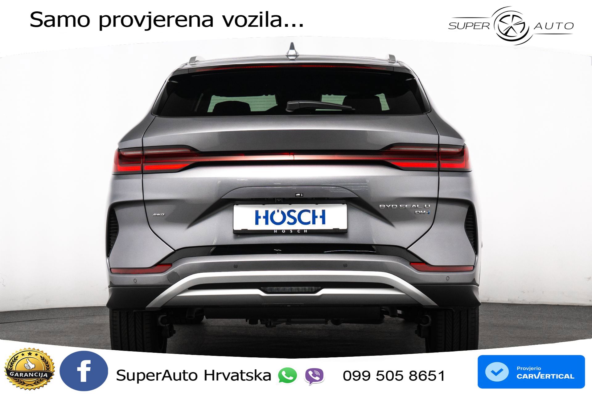 BYD Seal U DM-i 1.5L AWD Aut. Design 324 KS, ACC+360+GR SJED+PANO+HEAD+VIRT