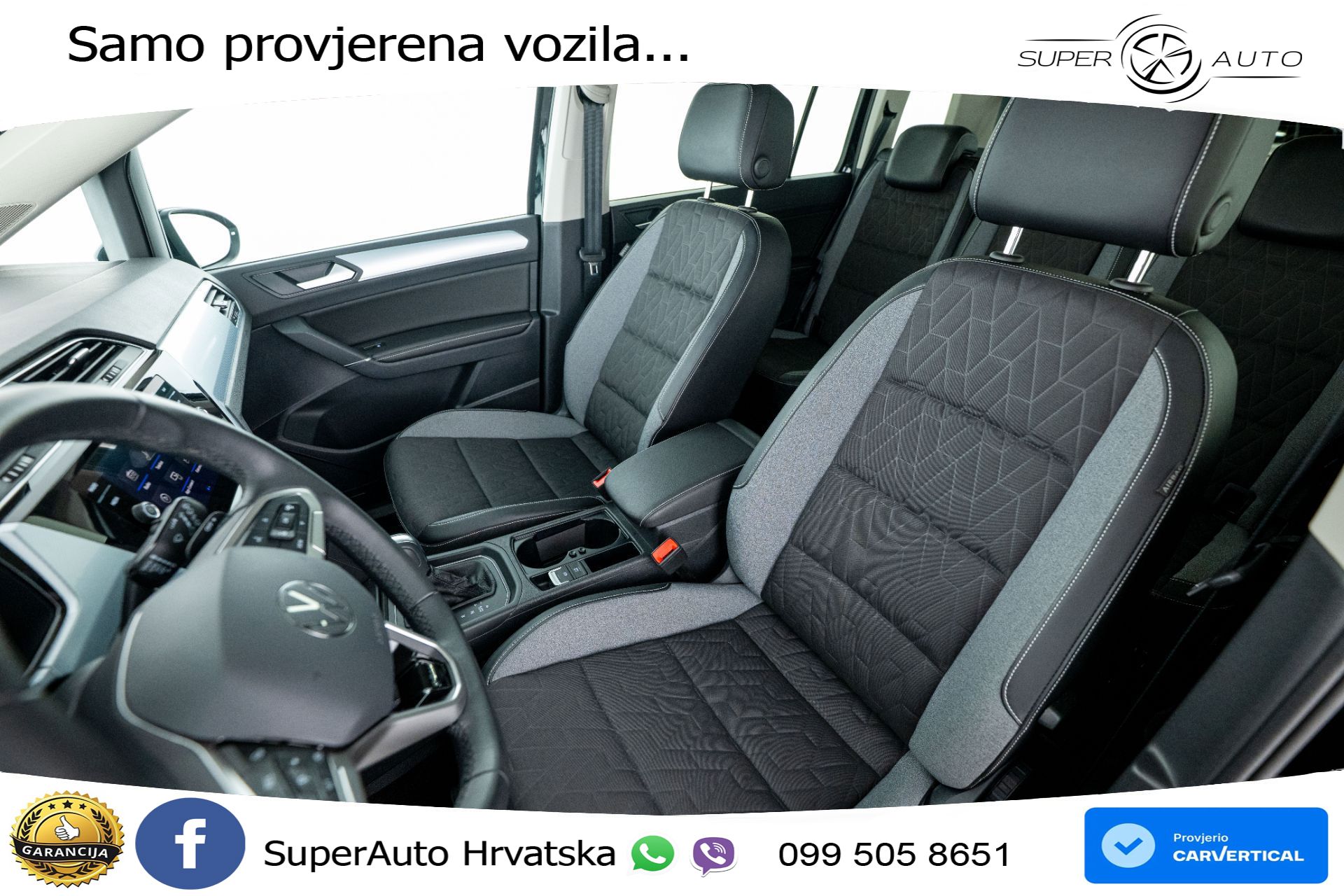 VW Touran 2.0 TDI DSG Comfortline 150 KS, 7-SJED+LED+ACC+GR SJED+KAM+VIRT