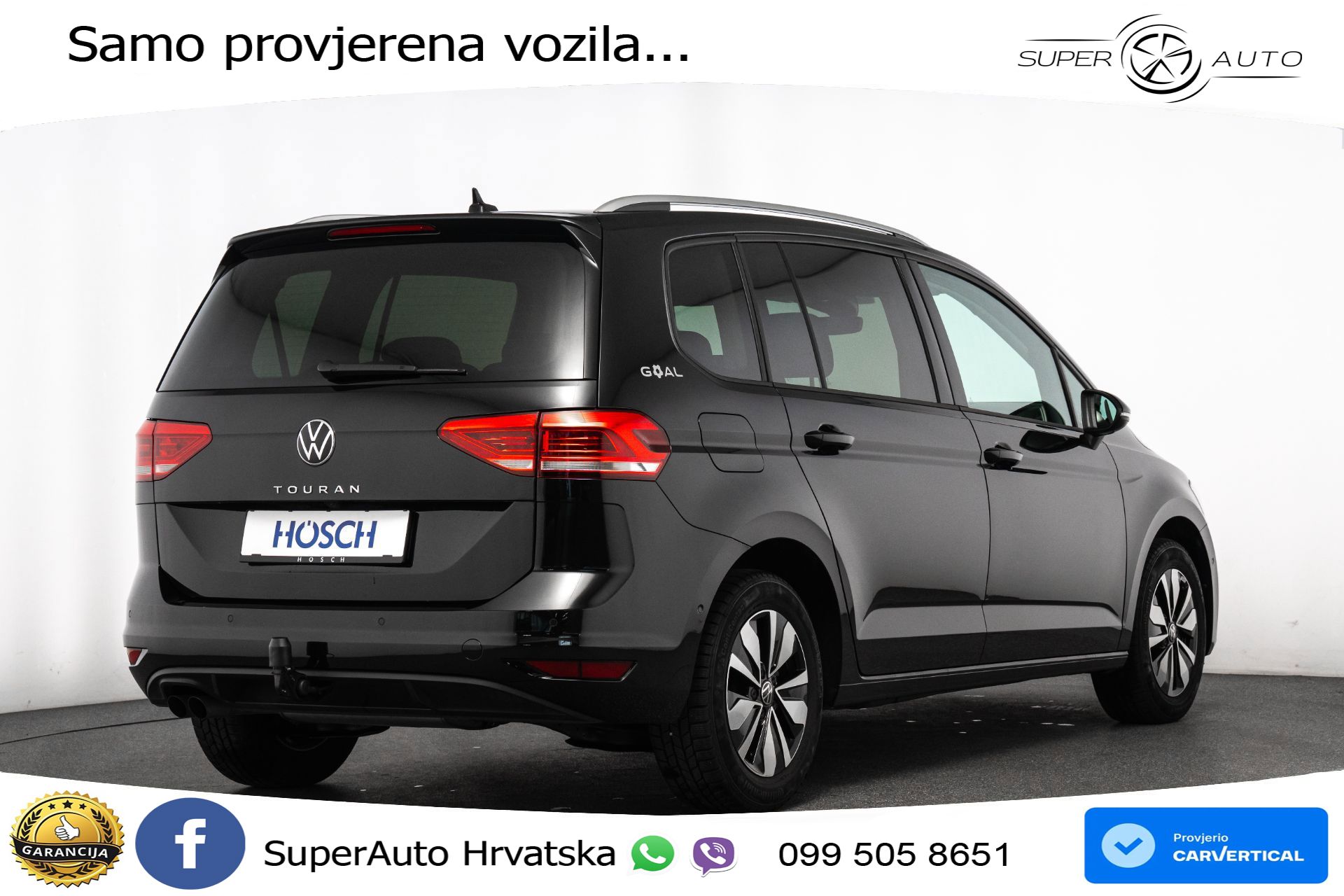 VW Touran 2.0 TDI DSG Comfortline 150 KS, 7-SJED+LED+ACC+GR SJED+KAM+VIRT