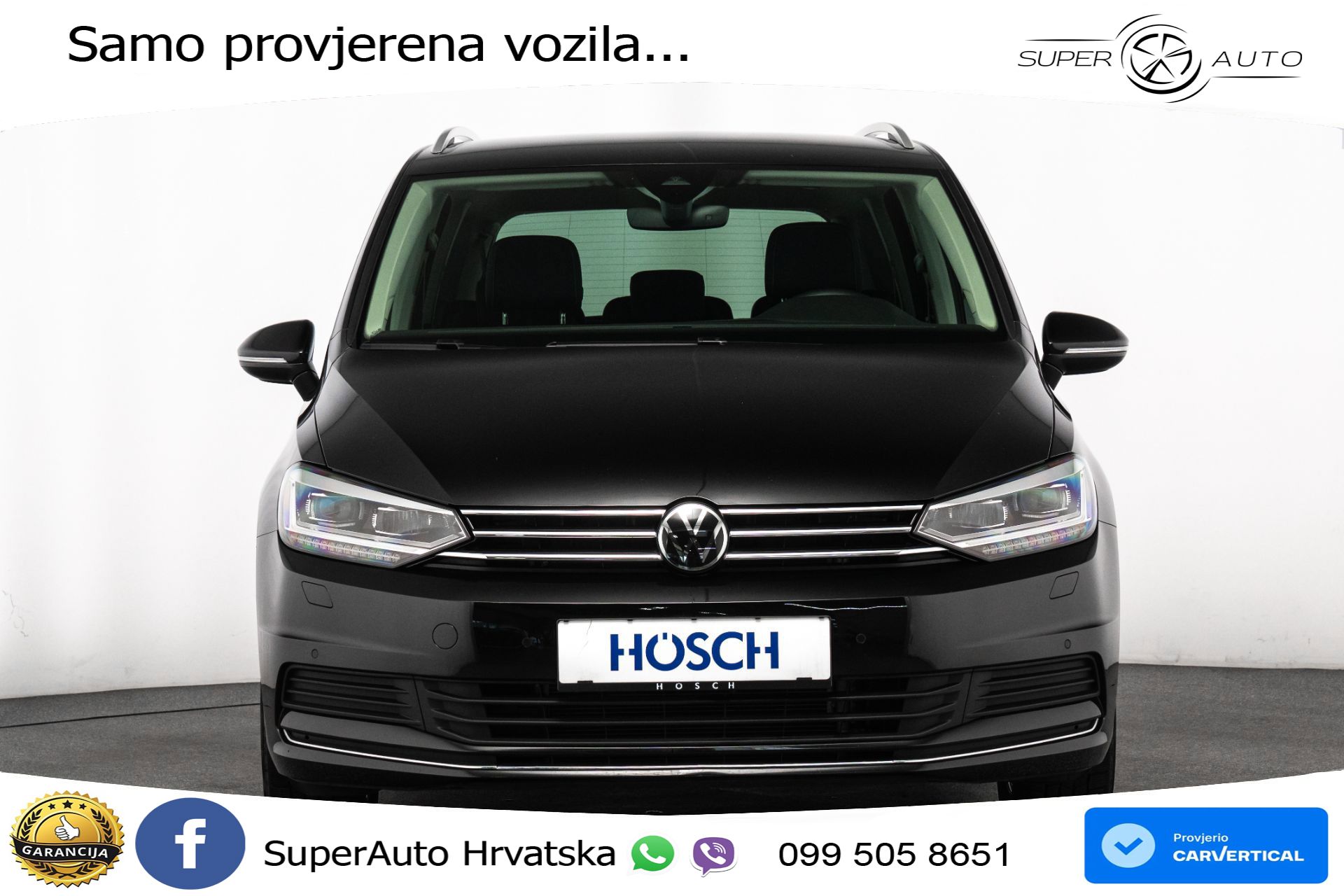 VW Touran 2.0 TDI DSG Comfortline 150 KS, 7-SJED+LED+ACC+GR SJED+KAM+VIRT