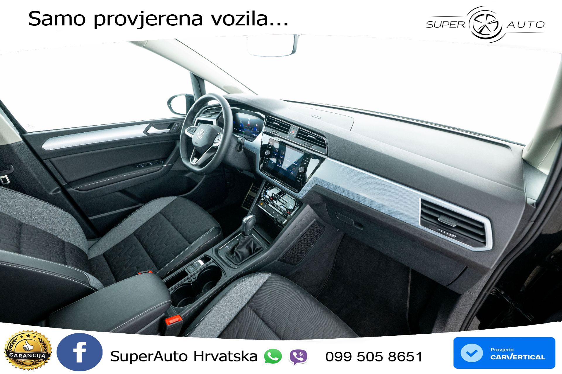 VW Touran 2.0 TDI DSG Comfortline 150 KS, 7-SJED+LED+ACC+GR SJED+KAM+VIRT