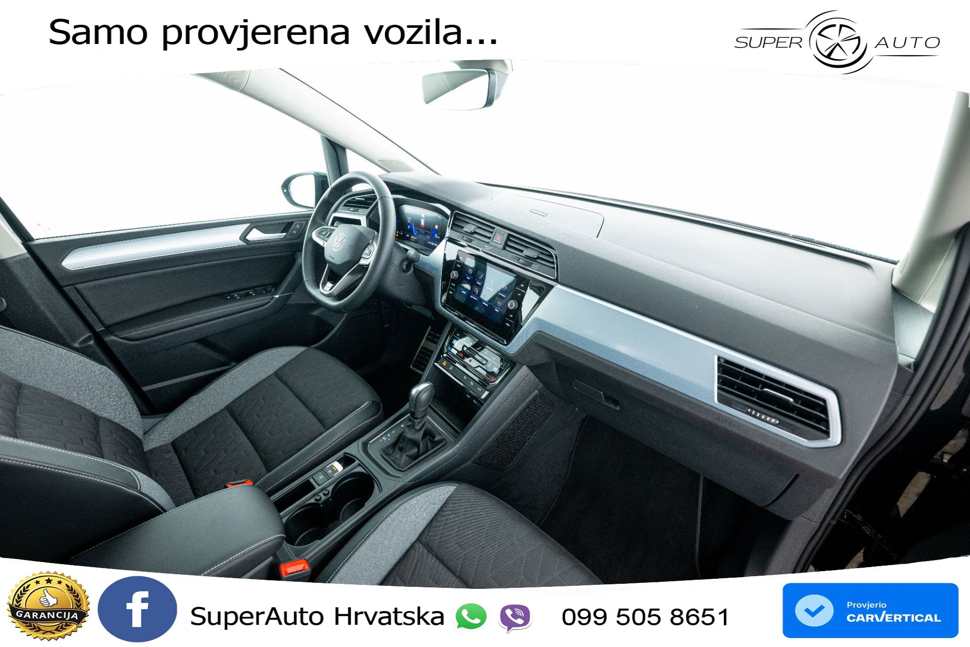 VW Touran 2.0 TDI DSG Comfortline 150 KS, 7-SJED+ACC+GR SJED+VIRT+NAVI