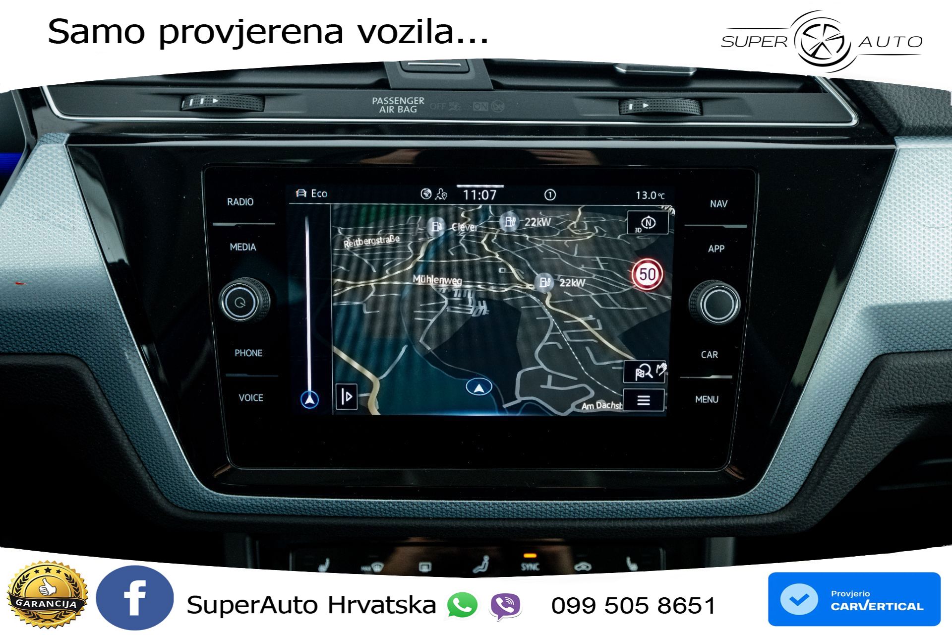 VW Touran 2.0 TDI DSG Comfortline 150 KS, 7-SJED+ACC+GR SJED+VIRT+NAVI