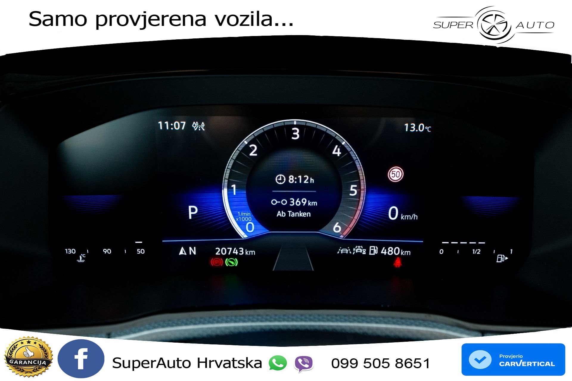 VW Touran 2.0 TDI DSG Comfortline 150 KS, 7-SJED+ACC+GR SJED+VIRT+NAVI