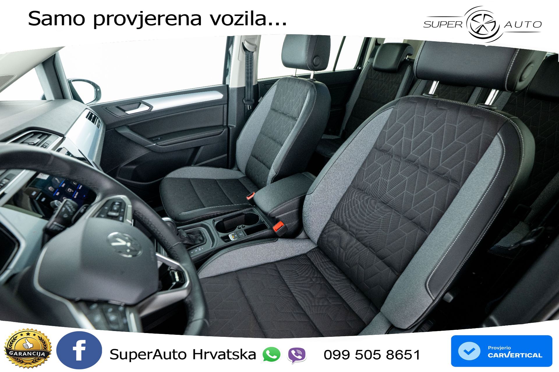 VW Touran 2.0 TDI DSG Comfortline 150 KS, 7-SJED+ACC+GR SJED+VIRT+NAVI