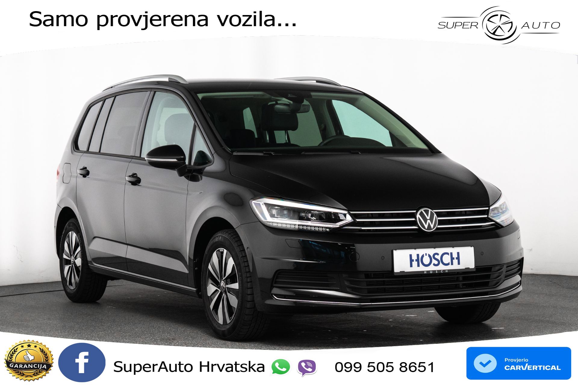 VW Touran 2.0 TDI DSG Comfortline 150 KS, 7-SJED+ACC+GR SJED+VIRT+NAVI
