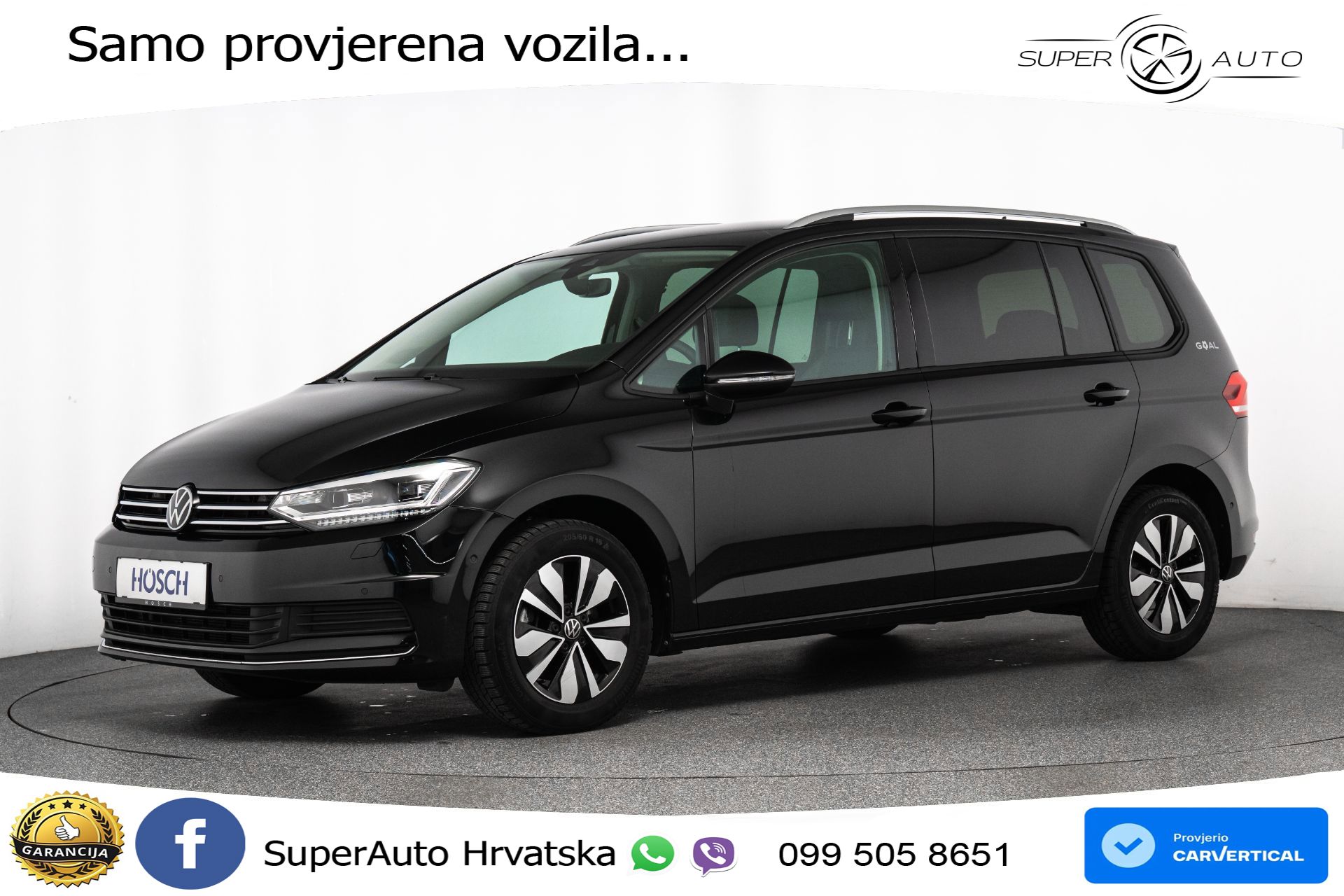VW Touran 2.0 TDI DSG Comfortline 150 KS, 7-SJED+ACC+GR SJED+VIRT+NAVI
