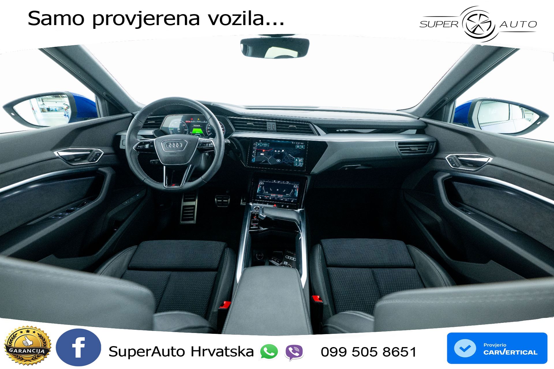 Audi Q8 e-tron 55 quattro 2x S line 408 KS, ZRAČNI+ACC+KAM+GR SJED+VIRT+NAVI