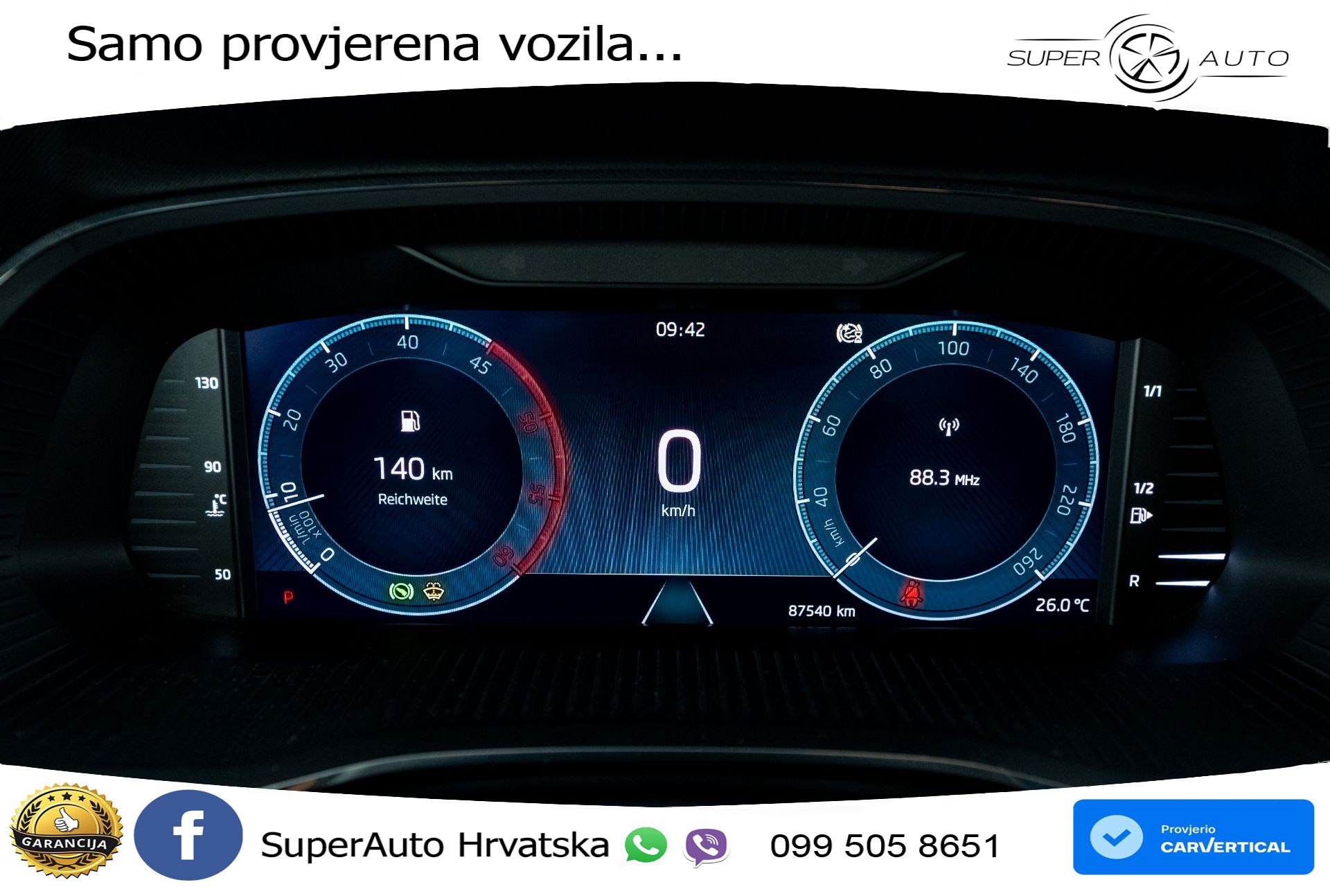 Škoda Octavia Combi 2.0 TDI DSG Ambition 150 KS, LED+ACC+KAM+VIRT+PDC