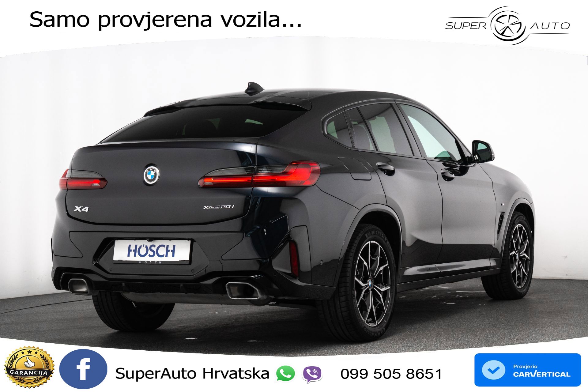 BMW X4 20i xDrive Steptronic M Sport 184 KS, LED+360+ASIST+VIRT+PDC+NAVI+KLIMA