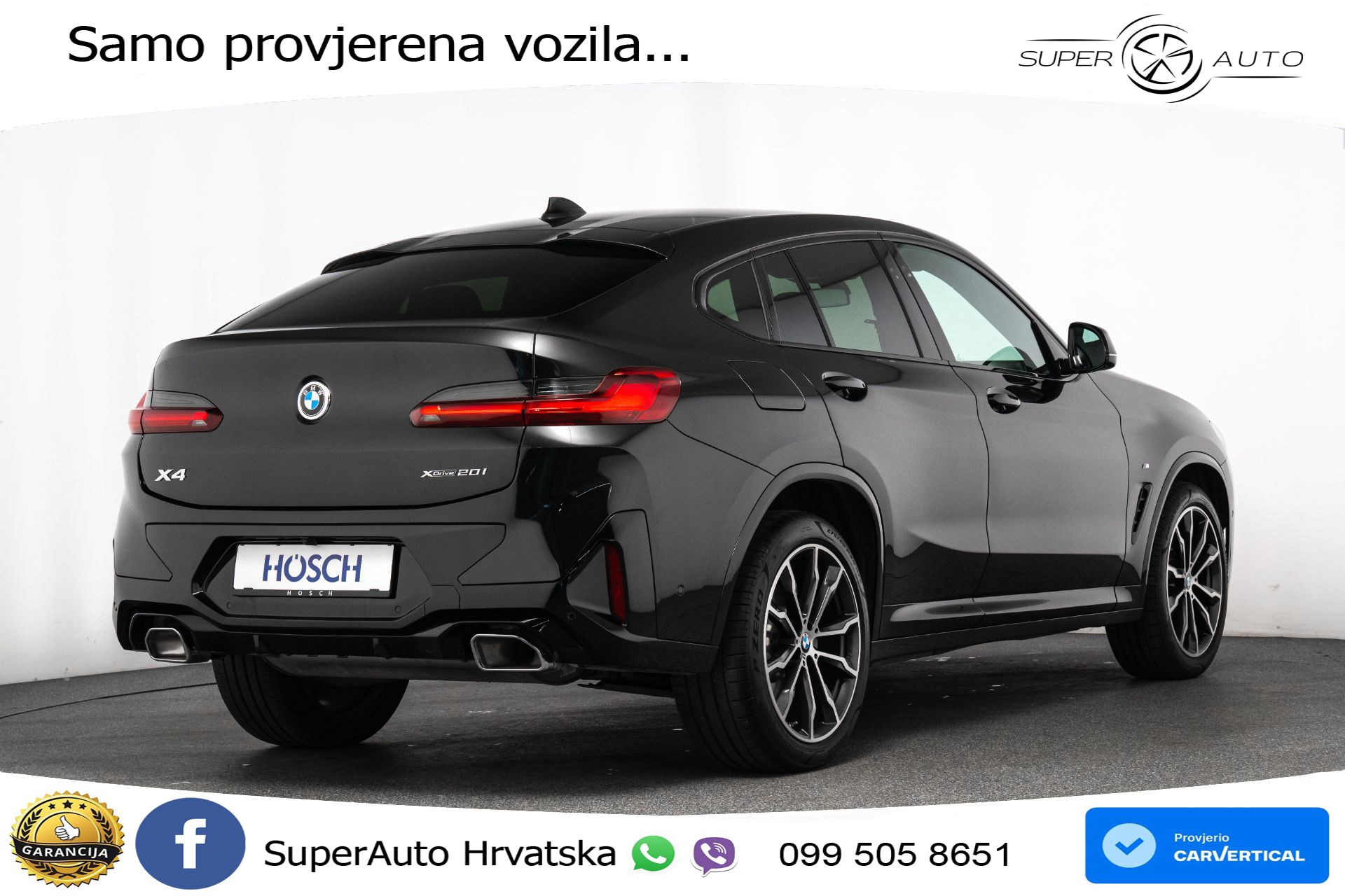 BMW X4 xDrive 20i Aut. M Sport 184 KS, KAM+VIRT+NAVI