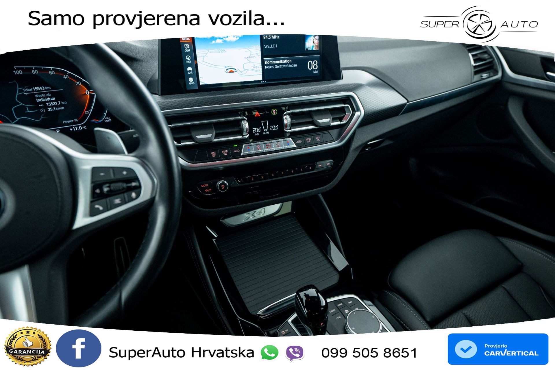 BMW X4 xDrive 20i Aut. M Sport 184 KS, KAM+VIRT+NAVI