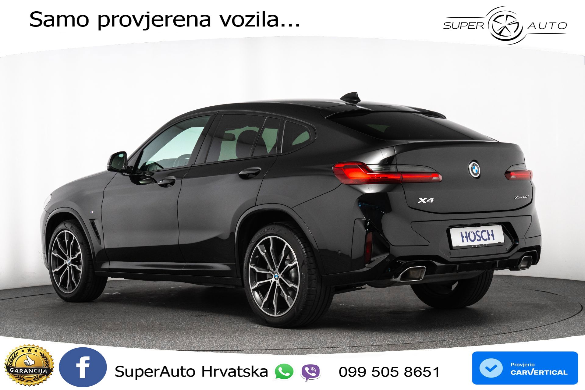 BMW X4 xDrive 20i Aut. M Sport 184 KS, KAM+VIRT+NAVI