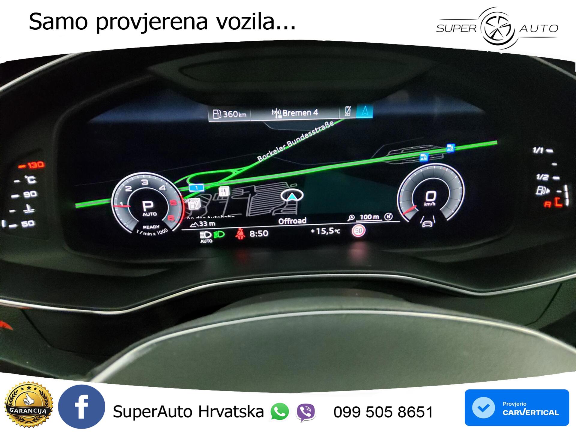 Audi A6 Avant 35 TDI S tronic Sport 163 KS, LED+ACC+360+PDC