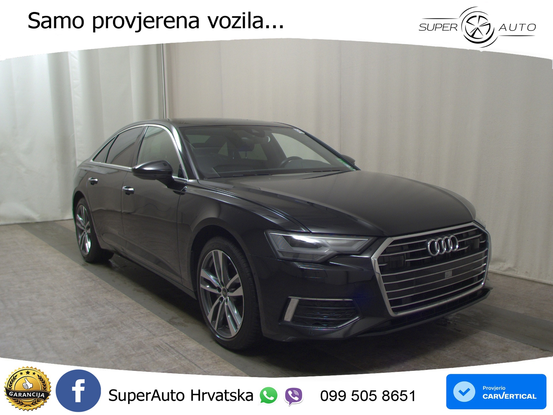 Audi A6 2.0 TDI S tronic 204 KS, LED+ACC+GR SJED+360+VIRT