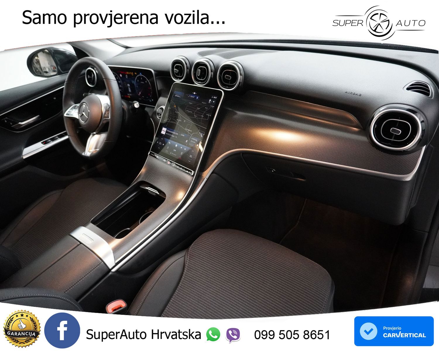 Mercedes GLC 220d 4M Aut. 2xAvantgarde 197 KS, ACC+LED+KAM+GR SJED+VIRT+ASIST