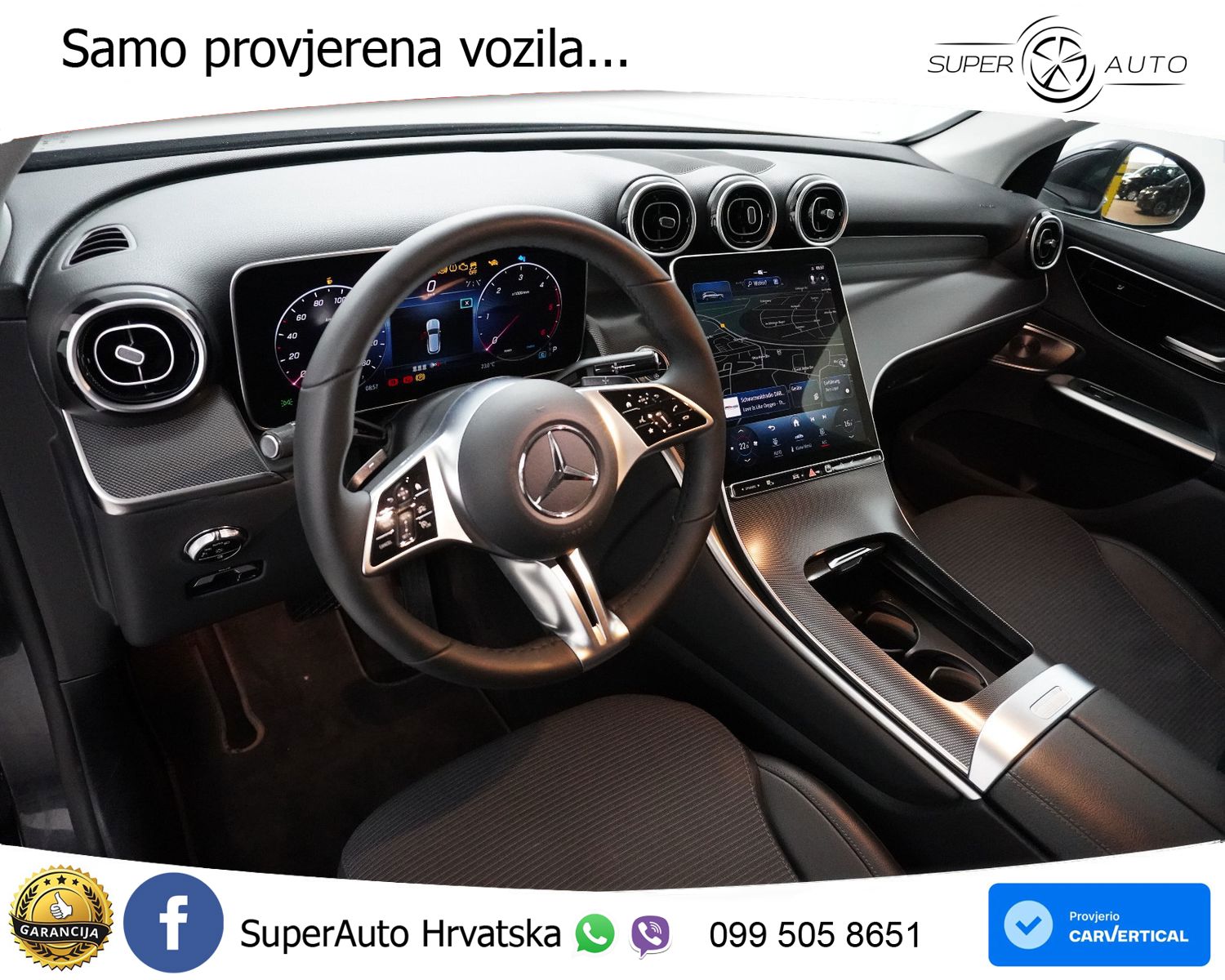 Mercedes GLC 220d 4M Aut. 2xAvantgarde 197 KS, ACC+LED+KAM+GR SJED+VIRT+ASIST